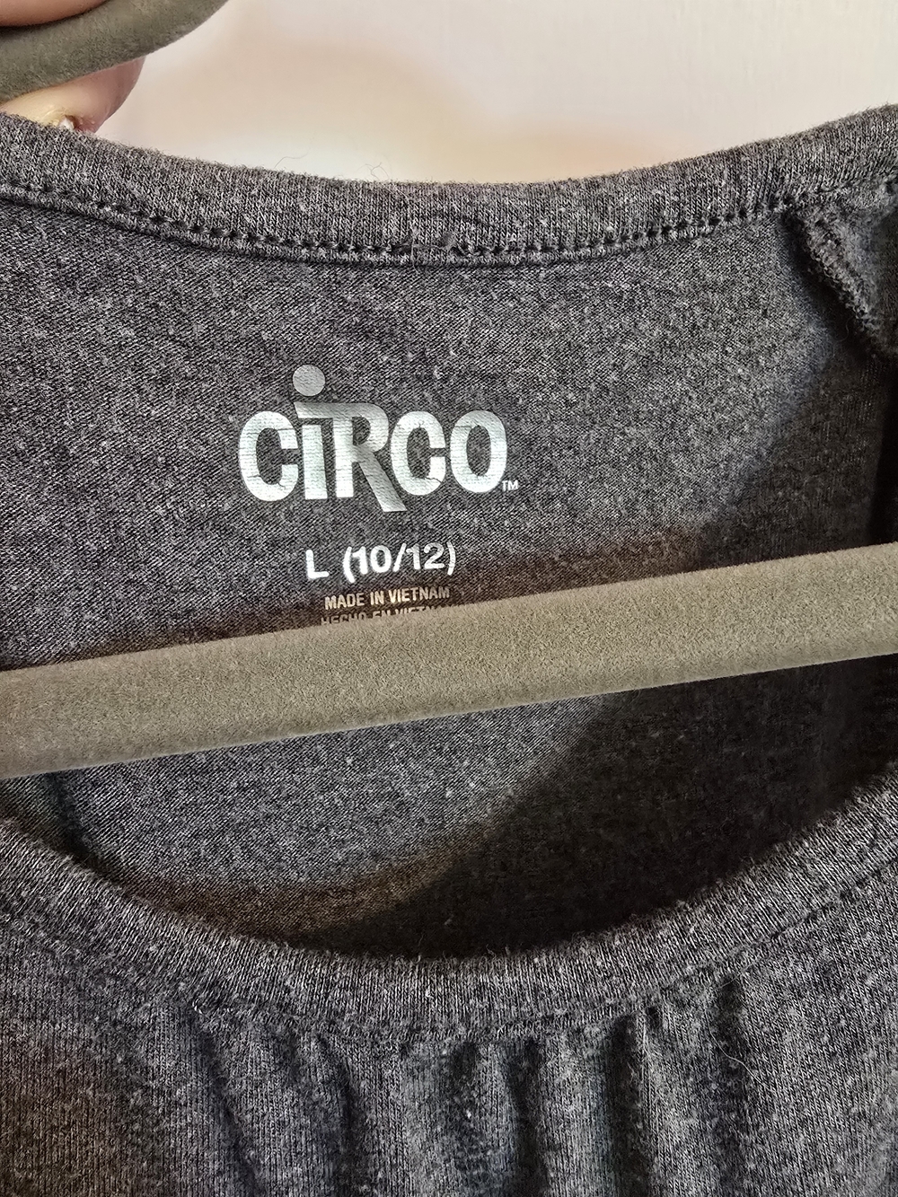 Circo Gray Ruffle-Shoulder Jumpsuit - Picture 2 of 2